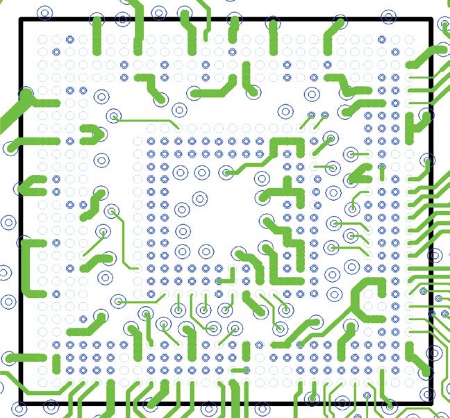 Obr. 19 BeagleBoard Layer 1 horní strana